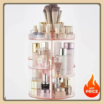 360° Rotating Makeup Organizer